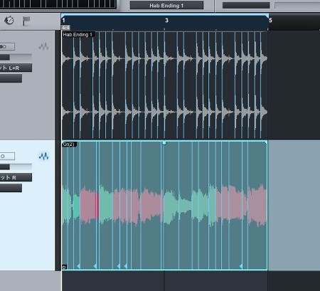 オーディオ／グルーブクオンタイズを使用する  Studio One 使い方