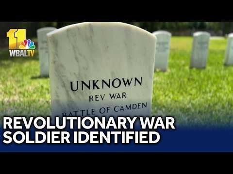 Maryland soldier who died in Revolutionary War identified