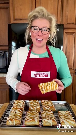 Corned Beef Toaster Strudels with Cheddar Cheese Icing