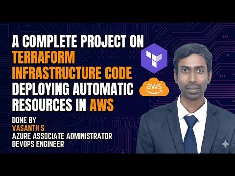 Terraform-Based Cloud Automation on AWS | Vasanth S | Devops Engineer |#AWS #automation #terraform