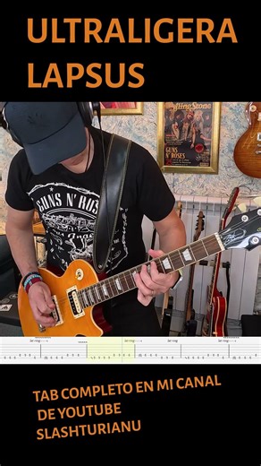 LAPSUS – Ultraligera | Guitar Cover + TAB 🎸 #cover #guitarcover #solo #rock