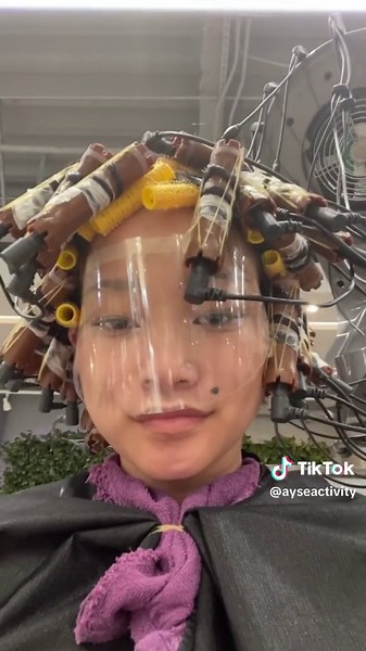 lowkey look like a poodle but I love it!! I think the time & $$ of a perm is well worth it :):) #digitalperm #ktownla #hairvlog #permhair