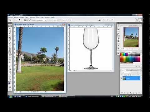 CURSO PHOTOSHOP BASICO EFECTO TRANSPARENCIA DE CRISTAL, PARA FONDOS, EN ESPAÑOL HD
