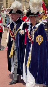 Members of the Royal Family have arrived for Order of the Garter service at St George’s Chapel, Windsor Castle. Read more here - https://buff.ly/8tszjpV 🎥 Lizzie Robinson | The Crown Chronicles