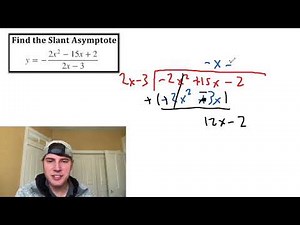 How to Find Slant Asymptotes