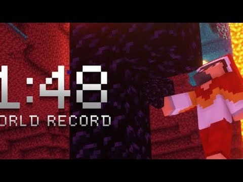 Minecraft speedrun timer 1:48