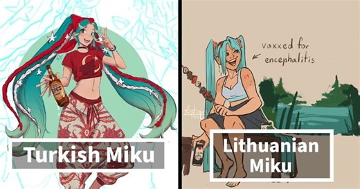 Brazilian Miku Sparks Global Creativity: Artists Reimagine Hatsune Miku In Their Own Styles (30 Pics)
