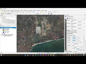 Make a georeferenced copy of a site plan - QGIS