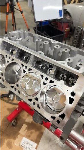 Pistons and rods are installed in the L86; next up, cam swap!