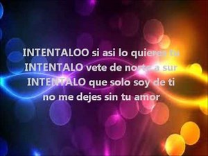 Intentalo - 3Ball Mty (letra)