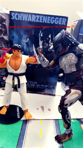 Predator vs Ryu?! This Fight Would Be INSANE 🔥 #predator #streetfighter #shorts #predatorcomics