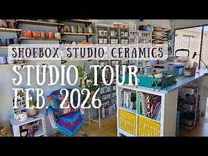 Small Pottery Studio Tour + Storage Hacks