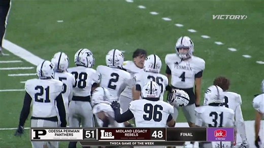 Game-winning Mojo field goal as time expires 🔥 51-48 instant classic in West Texas. The Odessa Permian-Midland Legacy rivalry game lived up to the billing. #HighSchoolFootball | Victory Sports