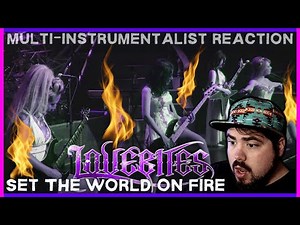 LOVEBITES 'Set The World On Fire' EPIC PERFORMANCE! Musician Reaction | Live Ride For Vengeance 2021