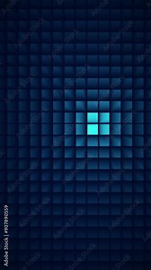 Colorful Digital Grid Squares Loop Background, Abstract Digital Data Technology Grid Background Loop 4k animation of an abstract background, Vertical