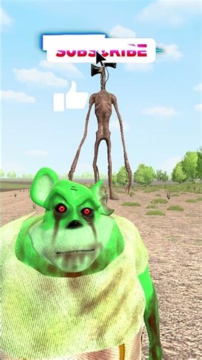 HANTU GENDUT Vs. SIREN HEAD #shorts