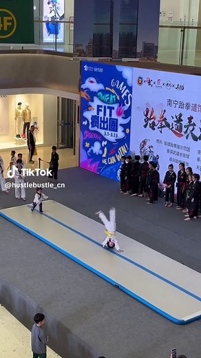 Amazing Toddler Cartwheel Backflip | Taekwondo Girl