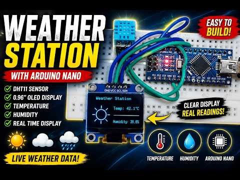 Weather Station Using Arduino Nano #weather #weatherstation #humor