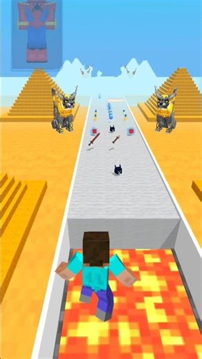 Minecraft: spiderman figh with monster #spiderman #minecraft