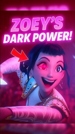 Zoey’s Eyes Reveal a Dark Secret in K-Pop Demon Hunters? 👀🔥