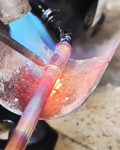 Gas charging pin brazing #automobile #electrical #youtube