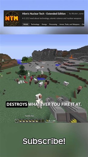 A Minecraft Mod That Adds A Saddle Gun!