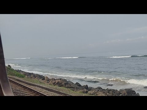 Colombo to Galle ocean 🌊 view train 🚂 journey - most underrated tourist experience in Sri Lanka