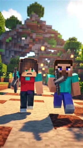 Speed Run in Minecraft animation #minecraft #shorts