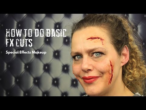 How to do basic FX Cuts with Latex, Silicone and Wax | SFX Basics | Special Effects Makeup