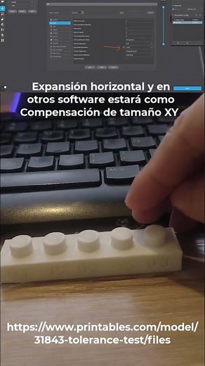 La tolerancia en las impresoras 3D para mecanismos y piezas que se muevan #3dprinting #impresion3d