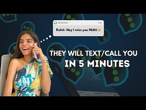 Get text/call from Specific Person in 5 minutes 📞Extremely powerful manifestation| Works instant 💯