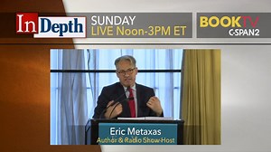 LIVE THIS SUNDAY... In Depth with Eric Metaxas NOON ET / 9 am PT Radio host and author Eric Metaxas joins BookTV LIVE on In Depth. His books include biographies on William Wilberforce and Dietrich Bonhoeffer, and his latest, "If You Can Keep It: The Forgotten Promise of American Liberty." Join our LIVE 3-hour conversation with Mr. Metaxas with your calls, emails, tweets and Facebook questions... | BookTV