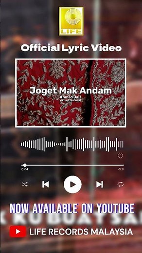 Ahmad Jais - Joget Mak Andam Official Lyric Video is now available on YouTube!