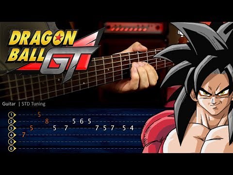 Mi Corazón Encantado - Dragon Ball GT OP Guitar Tutorial TABS | Cover Guitarra Christianvib
