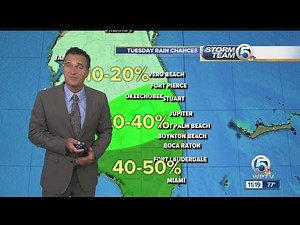 Monday night weathercast on NewsChannel 5 at 11