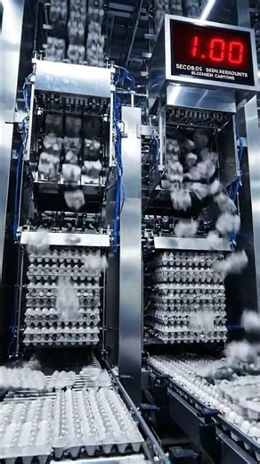 How Egg Cartons Are Made | 1,000 Per Minute