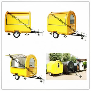 [Hot Item] Outdoor Mobile Hamburger Food Cart for Sale