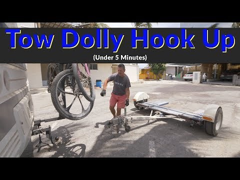 EASY Tow Dolly Hook Up & Load Vehicle in 5 Minutes by Yourself