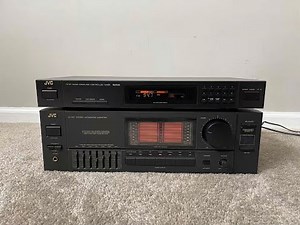 JVC AX-R97 Home Stereo Integrated Amplifier and FX-97 Digital Radio AM FM Tuner