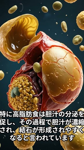 脂肪分をたくさん摂取すると胆石ができやすいのか？ #shorts