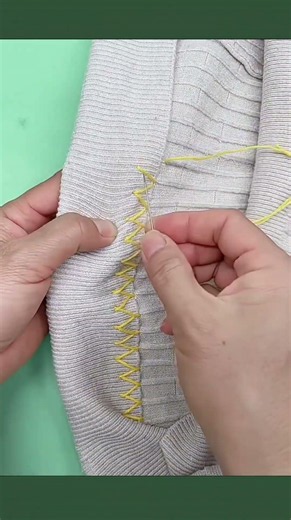 Smooth overlock stitching in action #sewing #DIY #handmade #needlework