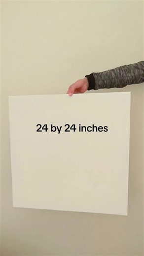 Customizable 24x24 Inch Canvas for Your Artwork