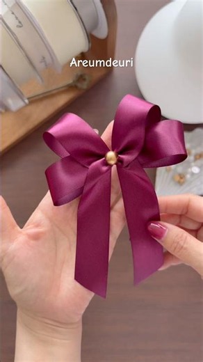 How to Tie a Perfect Ribbon Bow🎀 리본 예쁘게 묶는 법✨