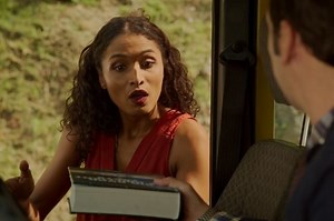 Exclusive - Death in Paradise preview clip teases sweet moment between Camille and Neville