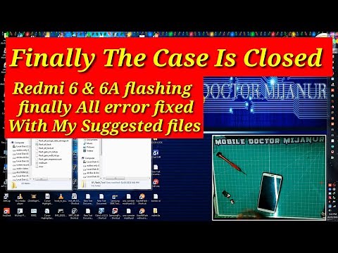 Redmi 6/6A flashing with Sp Flash Tool & Finally All Errors Fixed