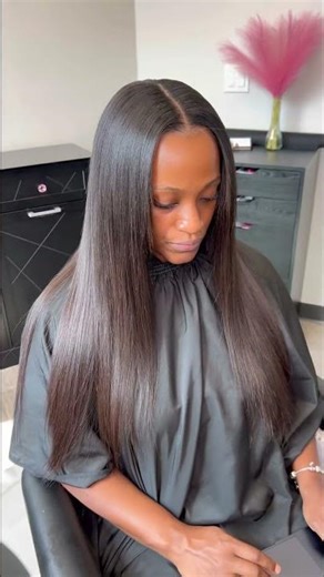 Middle part sew in 💕