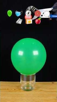 Hot metal ball vs balloon 🎈😱 #experiment