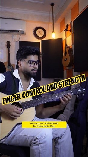 Finger Control Exercise for Guitar Beginners | No Buzzing, Clean Sound & Strong Fingers