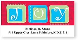 Joyful Holiday Sheeted Return Address Labels