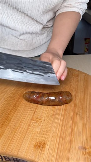 Relaxing Sausage Slicing Sounds for Sleep 😴 #usa #foryou #shorts